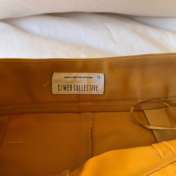 C/MEO COLLECTIVE Zip Fly Boot Cut Tan Pant - Picture 6 of 6